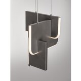 Nova Luce Svijetlo siva metalna LED viseća svjetiljka s mogućnosti zatamnjivanja Totem – | shoptok.hr