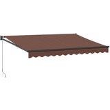 Maison Chic Ročno zložljiva tenda - Senčniki rjava 350x250 cm, (22038323) u