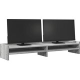  Stalak za monitor siva boja hrasta 100x24x16 cm drveni | Eponuda.com