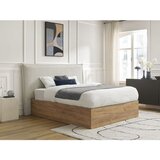 Bobochic Paris Krem podstavljeni tapecirani/od iverice bračni krevet s prostorom za odlaganje s podnicom 180x200 cm Charlie – | shoptok.hr