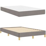 Box Postelja z vzmetnico Taupe in Rjava 120 x 190 cm | Shoptok.si