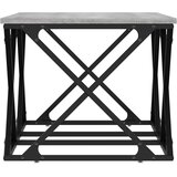  Stolić za kavu boja sivog hrasta 100x49x40 cm konstruirano drvo | shoptok.hr