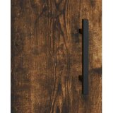  Visoka komoda dimljeni hrast 69 5x34x180 cm konstruiranog drva | shoptok.hr