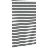 Zebra zavjesa tamno siva 145x230 cm Širina tkanine 140,9 cm Poliester | shoptok.hr
