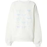 florence by mills exclusive for ABOUT YOU Sweater majica 'June' svijetloplava / bijela