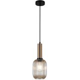  ITALUX PND-5588-1M-BRO+AMB - Luster na sajli ANTIOLA 1xE27/40W/230V bronza | Eponuda.com