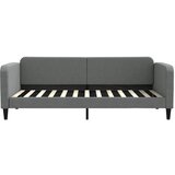  Dnevni krevet na razvlačenje bez madraca tamnosivi 90 x 200 cm | shoptok.hr