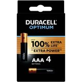 Duracell Optimum micro (aaa)-baterija alkalno-manganov 1.5 V 4 kos, (20640906) | Shoptok.si