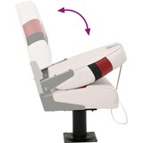  Sjedalo za brod s postoljem okretno za 360° - bijela i crvena 1 s postoljem | shoptok.hr
