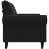  Dvosjed crni 120 cm baršunasti | shoptok.hr
