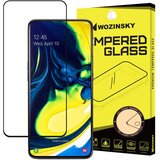  Kaljeno steklo, super trpežna zaščita zaslona z ohišjem za Samsung Galaxy A80 črna | Shoptok.si