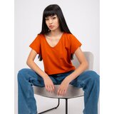 BASIC Feel Good T-shirt-RV-TS-4832.38P-dark orange | Shoptok.si
