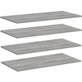 Maison Chic 4 kosi Stenske Police - Viseče police siva sonoma 80x40x1,5 cm inženirski les, (21758712) | Shoptok.si