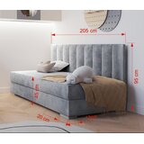 Molarem Home Dječji tapecirani krevet COIMBRA II - 200x90 cm - Madrac T21 pjena | shoptok.hr