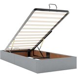 vidaXL Otomanski posteljni okvir z vzmetnicami siv 180x200 cm blago | Shoptok.si