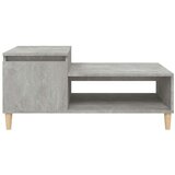  Stolić za kavu boja betona 100x50x45 cm od konstruiranog drva | shoptok.hr