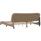  Posteljni okvir z vzglavjem kapučino 200x200 cm umetno usnje, (21081697) | Shoptok.si