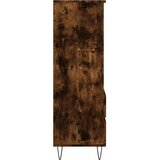 Visoka komoda boja hrasta 40x36x110 cm od konstruiranog drva Slike