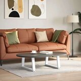  Noge jedilne mize V-oblike 2 kosa Bela 70x(30-31,3) cm Jeklo | Shoptok.si