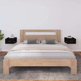 vidaXL Stenska nočna omarica 2 kosa črna 40x29,5x22 cm | Shoptok.si