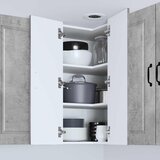  Zidni kutni ormar PORTO Betonski sivi 57 x 57 x 80 cm | Eponuda.com