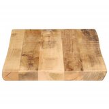 Stolna ploča sa živi rub 70x40x3,8 cm masivno grubo drvo manga | shoptok.hr