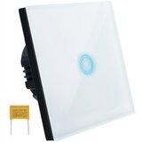  Pametno podometno touch stikalo na dotik stekleno z led belo Cene