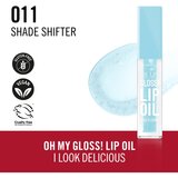 Rimmel London Oh My Gloss! Lip Oil olje za ustnice z vlažilnim učinkom odtenek 011 Shade Shifter 4.5 ml | Shoptok.si