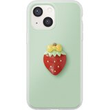 AVIZAR Ovitek za iPhone 13 s 3D motivom jagode in dvignjenim robom, Zelena, (5000274333) | Shoptok.si
