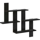  Polica na zidu Crni hrast 85 x 13,5 x 73,5 cm Konstruirano drvo | shoptok.hr