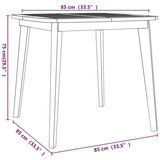  Vrtna miza 85x85x75 cm trden akacijev les, (20665743) | Shoptok.si
