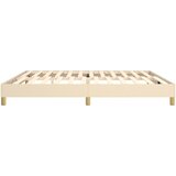  Okvir za krevet s oprugom krem 200x200 cm od tkanine | Eponuda.ba