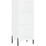 Visoka komoda bijeli 34,5x34x180 cm od konstruiranog drva | shoptok.hr