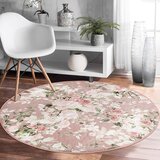 Mila Home Svijetlo ružičasti periv/pogodan za robotski usisavač okrugli tepih ø 120 cm Comfort – | shoptok.hr