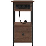  Noćni ormar Smeđi hrast 60 x 30 x 61 cm Konstruirano drvo | Eponuda.com