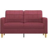  Dvosjed od tkanine crvena boja vina 140 cm | shoptok.hr