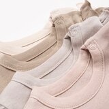 VAUVA Bobi za bebe dugih rukava sa volanima - Pesak / 9-12 mes | Eponuda.com