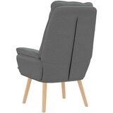  Fotelja Tamno siva 69 x 74 x 93 cm Tkanina i šperploča | shoptok.hr