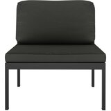 Maison Chic Sekcijski sredinski kavč - Sofa - Kanape z blazinami aluminij antraciten, (21726491) | Shoptok.si