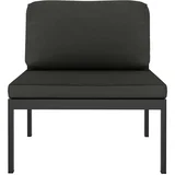 Maison Chic Sekcijski sredinski kavč - Sofa - Kanape z blazinami aluminij antraciten, (21726491)