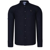 Dewberry G784 HAKIM COLLAR MEN'S SHIRT-NAVY BLUE Cijene