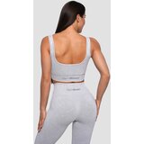 GymBeam Lift Seamless Sports Bra Grey