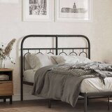  Kovinsko posteljno vzglavje črno 120 cm | Shoptok.si