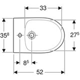 Geberit BIDE SELNOVA PODNI SA VIDNIM PRIKLJUČKOM 500.288.01.7 GEBERIT | ePonuda.com