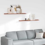  Polica na zidu 2 pcs Crvena 115 x 9 x 3 cm Konstruirano drvo | shoptok.hr