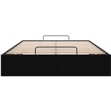 vidaXL Otomanski posteljni okvir brez vzmetnice črn 120x190 cm | Shoptok.si