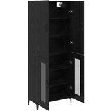  Kuhinjski ormarić Zidne Crni hrast 69 5 x 34 x 180 cm Konstruirano drvo | shoptok.hr