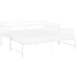  Okvir za krevet na razvlačenje bijeli metalni 90 x 200 cm | shoptok.hr