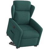  Električni naslonjač na podizanje tkanina tamnozeleni | shoptok.hr