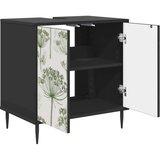  Kupaonski ormar GOTHA Crni hrast 60 x 40 x 61 cm - Zeleni uzorak drveta | shoptok.hr